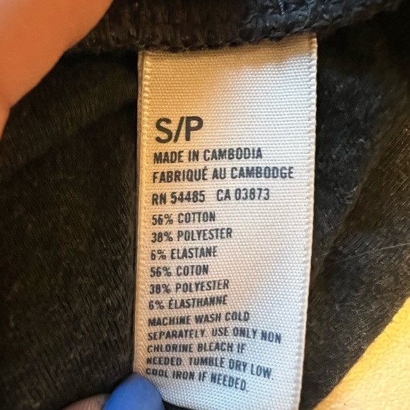 AMERICAN EAGLE Grey Hi Rise Leggings With Zippers Bottom Legs Size Small - Picture 5 of 6